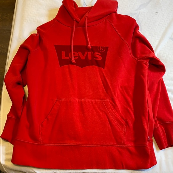 Levi’s Hoodie size small, red with shade like logo, good condition. - Picture 1 of 5